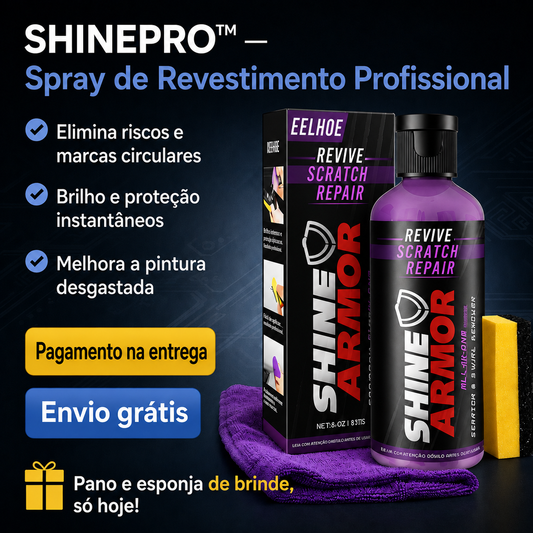 SHINEPRO™- Spray de Revestimento Profissional + Pano e Esponja de Brinde SOMENTE HOJE! 🔥
